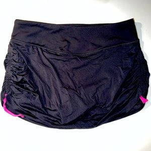 Victoria Secret Black spandex mini skirt shorts skort
